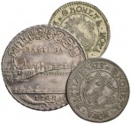  SCHWEIZER MÜNZEN & MEDAILLEN   BASEL, STADT   Lot von 3 Münzen: 1/4 Taler 1740 und 2 x Assis: 1663 und 1695. Sehr schön (3)