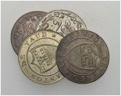  SCHWEIZER MÜNZEN & MEDAILLEN   VAUD, CANTON   4 x 1/2 Batzen: 1809-1813. HMZ 2­1005g­j. Superbe ­ FDC (4)