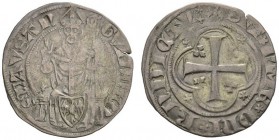  SCHWEIZER MÜNZEN & MEDAILLEN   LAUSANNE, EVECHE   Guy de Prangins, 1375-1394. Demi-Gros s.d. Dolivo 30a; HMZ 1­488. 1,93 g. TTB