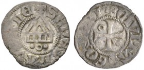  SCHWEIZER MÜNZEN & MEDAILLEN   LAUSANNE, EVECHE   Denier s.d. Dolivo 31; HMZ 1­489a. 0,81 g. Rare. TB