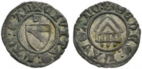  SCHWEIZER MÜNZEN & MEDAILLEN   LAUSANNE, EVECHE   Denier s.d. Type &quot;Nouvelle monnaie&quot; (après 1420). Ecusson aux armes de Challant. Dolivo 4...