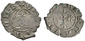  SCHWEIZER MÜNZEN & MEDAILLEN   LAUSANNE, EVECHE   Denier s.d. Dolivo 52; HMZ 1­507. 1,07 g. Flan irrégulier. TTB