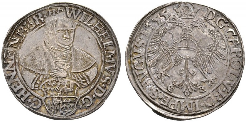  DEUTSCHE MÜNZEN UND MEDAILLEN   HENNEBERG   Wilhelm V., 1480-1495-1559. Reichst...