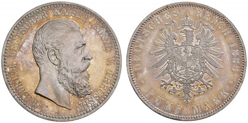  DEUTSCHE MÜNZEN AB 1871   REICHSSILBER- UND GOLDMÜNZEN   PREUSSEN   Friedrich I...