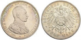  DEUTSCHE MÜNZEN AB 1871   REICHSSILBER- UND GOLDMÜNZEN   PREUSSEN   Wilhelm II., 1888-1918. 5 Mark 1914. Kaiser in Uniform. Dav. 791; J. 114; K./M. 5...