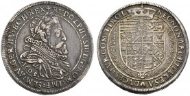  RÖMISCH - DEUTSCHES REICH   Rudolf II., 1576-1612. Reichstaler 1605, Hall. Dav. 3005; K./M. 37.1; M./T. 376. 28,69 g. Sehr schön