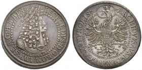  RÖMISCH - DEUTSCHES REICH   Leopold I., 1657-1705. Doppelter Reichstaler o.J. (1693), Hall. Dav. 3252; K./M. 1338; M./T. 762. 57,02 g. Attraktives, v...