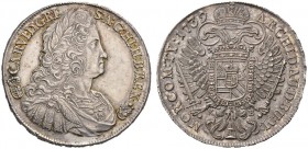  RÖMISCH - DEUTSCHES REICH   Karl VI., 1711-1740. Reichstaler 1739 KB, Kremnitz. Dav. 1060; Huszar 1605. 28,77 g. Fast vorzüglich