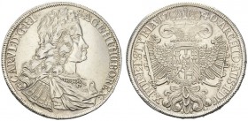  RÖMISCH - DEUTSCHES REICH   Karl VI., 1711-1740. Reichstaler 1740, Graz. Dav. 1043; Herinek 328; K./M. 1610.4. 28,71 g. Vorzüglich