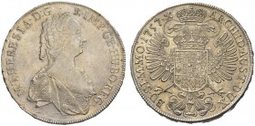  RÖMISCH - DEUTSCHES REICH   Maria Theresia, 1740-1780. Konventionstaler 1757, Prag. Dav. 1136; Eypeltauer 82a. 28,01 g. Selten in dieser Erhaltung. V...