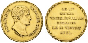  EUROPEAN COINS & MEDALS   FRANCE ROYALE   CONSULAT, 1799-1804.   Napoléon Bonaparte, 1er Consul, 1801-1804. 5 Francs An XI (1802-1803), Paris. Frappe...