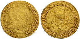  EUROPEAN COINS & MEDALS   GREAT BRITAIN   UNITED KINGDOM   James I, 1603-1625. Ryal (Rosenoble) n.d. (1612-13, second coinage), London. Mintmark towe...