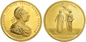  EUROPEAN COINS & MEDALS   GREAT BRITAIN   UNITED KINGDOM   George III, 1760-1820. 30 Ducats n.d. (1768). By J. Kirk. Commemorating the designation of...