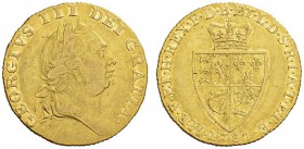  EUROPEAN COINS & MEDALS   GREAT BRITAIN   UNITED KINGDOM   George III, 1760-1820. Guinea 1787, London. Fr. 356; Spink 3729. 8,32 g. GOLD. Very fine