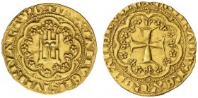 EUROPEAN COINS & MEDALS   ITALIA   GENOVA   Simone Boccanegra IV, 1356-1363. Genovino s.d. (1356-1363). Fr. 354; MIR 28. 3,54 g. ORO. Bellissimo