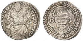  EUROPEAN COINS & MEDALS   ITALIA   MILANO   Gian Galeazzo Visconti, 1395-1402. Grosso s.d. Biaggi 1475; MIR 121. 2,39 g. Bellissimo