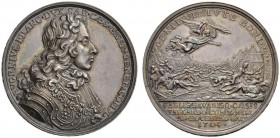  EUROPEAN MEDALS OF HIGH ARTISTIC VALUE   GERMAN CITY OF HÖCHSTÄDT   Silver medal 1704. By G. Hautsch. Commemorating the second Battle of Höchstädt an...
