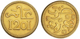  COINS & MEDALS FROM OVERSEAS   MOROCCO   KINGDOM.   Mohammed III., 1757-1790. 10 Mithquals (10 Riyals) AH 1201 (AD 1787), Madrid. Fr. 4; Gadoury p. 3...