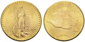  COINS & MEDALS FROM OVERSEAS   USA   SAINT GAUDENS TWENTY DOLLARS (1907-1933)   20 Dollars 1928, Philadelphia. Fr. 185; K./M. 131. 33,43 g. GOLD. Unc...