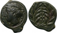SICILY. Himera. Ae Hemilitra (Circa 415-409 BC).