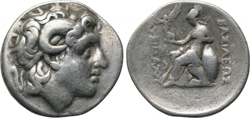 KINGS OF THRACE. Lysimachos (305-281 BC). Tetradrachm. Lampsakos. 

Obv: Diade...