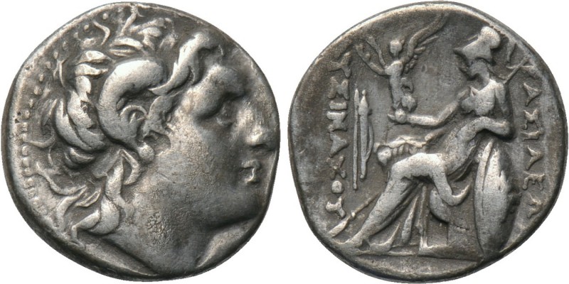 KINGS OF THRACE. Lysimachos (305-281 BC). Drachm. Ephesos. 

Obv: Diademed hea...