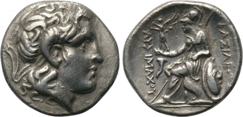 KINGS OF THRACE. Lysimachos (305-281 BC). Drachm. Uncertain mint, possibly Alexa...