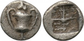 MACEDON. Uncertain. Hemiobol (Circa 5th century BC).