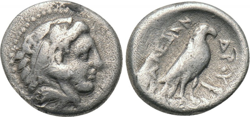 KINGS OF MACEDON. Alexander III 'the Great' (336-323 BC). Hemidrachm. "Amphipoli...
