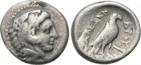 KINGS OF MACEDON. Alexander III 'the Great' (336-323 BC). Hemidrachm. "Amphipolis." Possible lifetime issue.