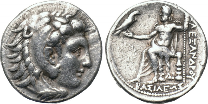 KINGS OF MACEDON. Alexander III 'the Great' (336-323 BC). Tetradrachm. Side. Pos...
