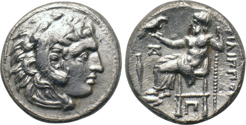 KINGS OF MACEDON. Philip III Arrhidaios (323-317 BC). Drachm. Uncertain mint. 
...