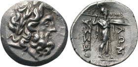 THESSALY. Thessalian League. Stater (Mid-late 1st century BC). Polyxenos and Eukolos, magistrates.