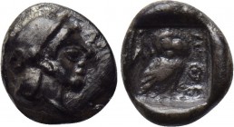 ATTICA. Athens. Obol (500/490 - 485/0 BC).
