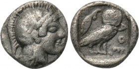 ATTICA. Athens. Obol (Circa 475-465 BC).