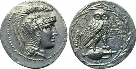ATTICA. Athens. Tetradrachm (165/42 BC). New Style Coinage. Hera-, Aristoph- and Deme-, magistrates.