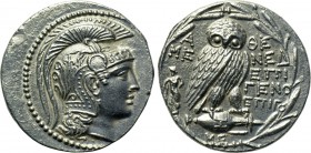 ATTICA. Athens. Tetradrachm (165/42 BC). New Style Coinage. Menedemos, Epigenes and Epigo-, magistrates.