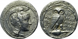 ATTICA. Athens. Tetradrachm (165/42 BC). New Style Coinage. Timarchos, Nikago- and Mnasik-, magistrates.