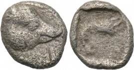 ASIA MINOR. Uncertain. Hemiobol (Circa 5th century BC).