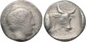 ASIA MINOR. Uncertain. Hemiobol (Circa 4th century BC).
