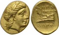 BITHYNIA. Kios. GOLD 1/4 Siglos (Circa 350-300 BC). Herodoros, magistrate.