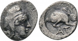 MYSIA. Atarnios. Hemiobol (Circa 400 BC).