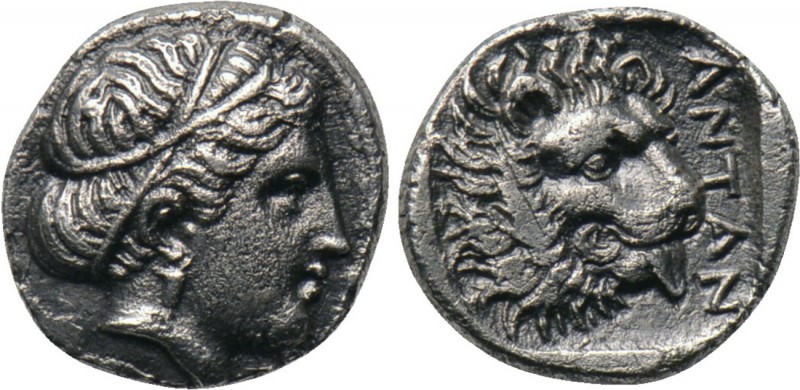 TROAS. Antandros. Diobol (5th century BC). 

Obv: Head of female (Artemis Asty...