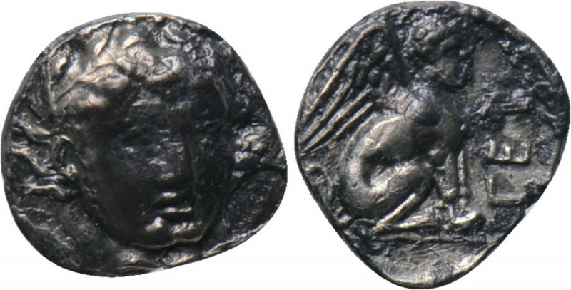 TROAS. Gergis. Hemiobol (4th century BC). 

Obv: Laureate head of the Sibyl He...