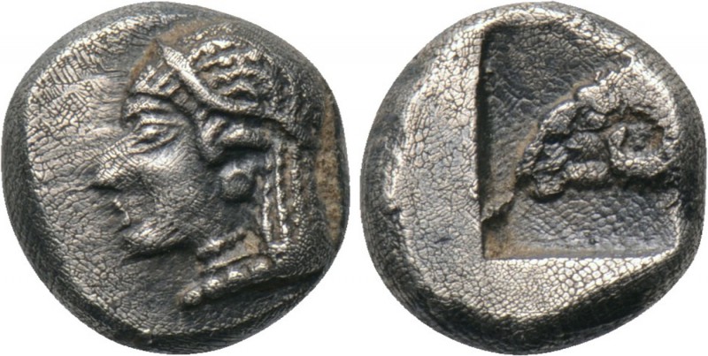 TROAS. Kebren. Diobol (5th century BC). 

Obv: Archaic head of female left.
R...