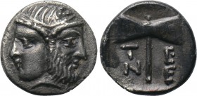 TROAS. Tenedos. Hemidrachm (Circa 450-387 BC).