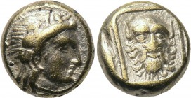 LESBOS. Mytilene. Fourrée Hekte (Circa 377-326 BC).