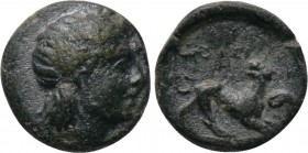 LESBOS. Nesos. Ae (4th century BC).