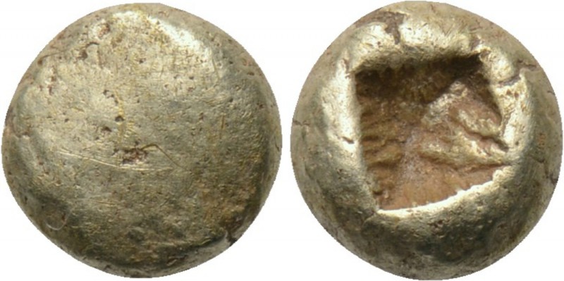 IONIA. Uncertain. EL 1/12 Stater (Circa 650-600 BC). 

Obv: Plain globular sur...