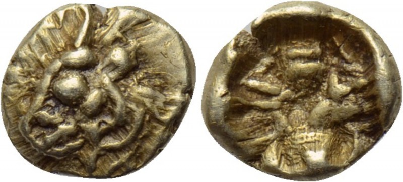 IONIA. Uncertain. EL 1/24 Stater (Circa 600-550 BC). 

Obv: Head of ram left....